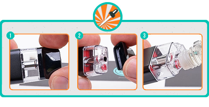 Remplissage Pod XRos 4 Vaporesso